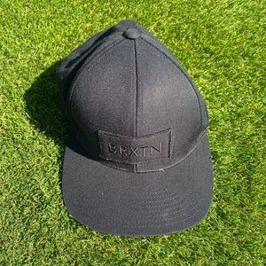 Brixton black embroidered hat